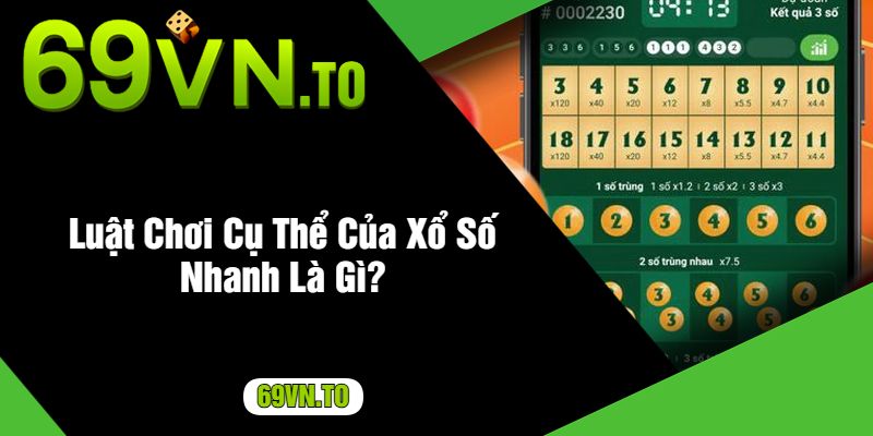 Luật Chơi Cụ Thể Của Xổ Số Nhanh Là Gì?