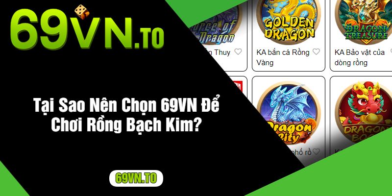 Tại Sao Nên Chọn 69VN Để Chơi Rồng Bạch Kim?