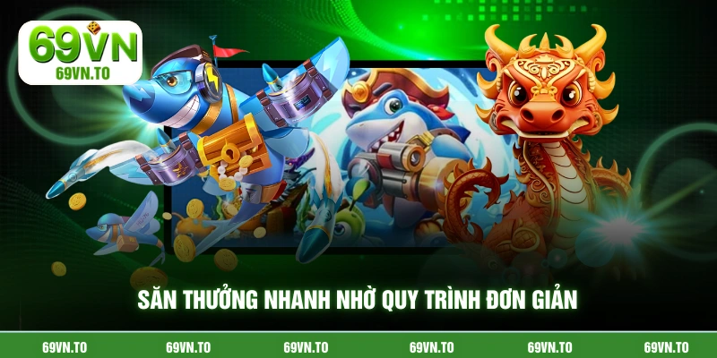 Săn thưởng nhanh nhờ quy trình đơn giản