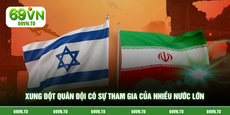 Xung đột quân đội có sự tham gia của nhiều nước lớn